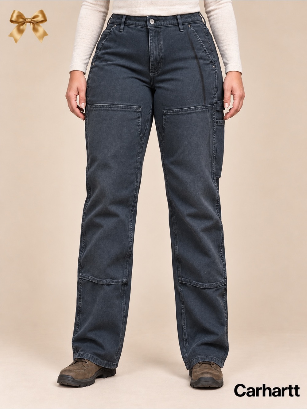 Carhartt Rugged Flex Black Double-Front Work Pants Size 16 Tall